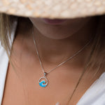 Blue Opal Pendant ~ Sterling Silver 925 ~SMP031 - Maresia Jewelry