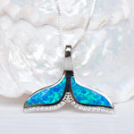 Blue Opal Pendant ~ Sterling Silver 925 ~SMP032 - Maresia Jewelry