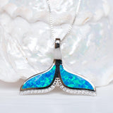 Blue Opal Pendant ~ Sterling Silver 925 ~SMP032 - Maresia Jewelry