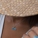 Blue Opal Pendant ~ Sterling Silver 925 ~SMP032 - Maresia Jewelry