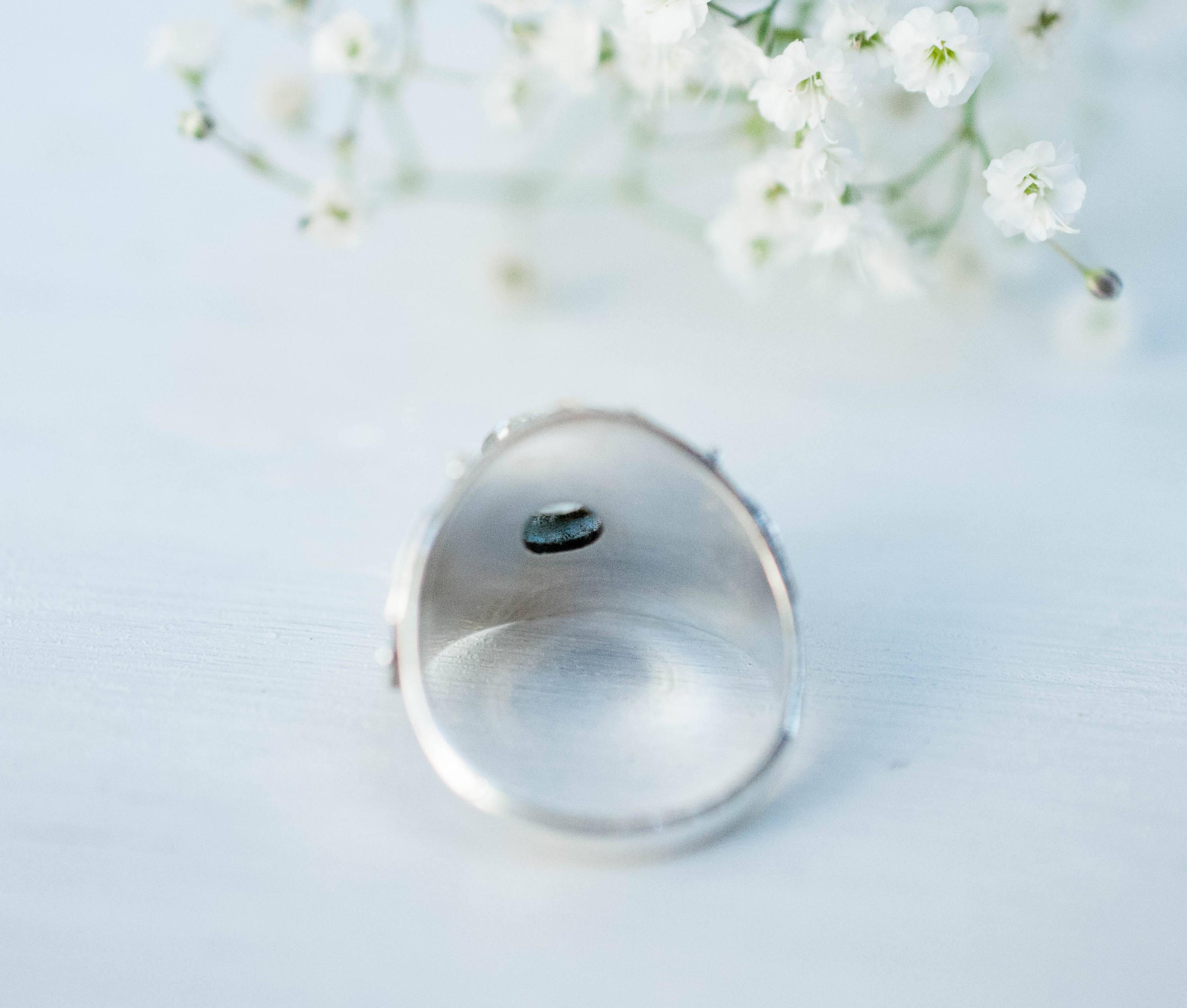 Blue Topaz Ring ~ Sterling Silver 925 ~MR096A - Maresia Jewelry