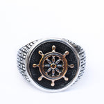 Boat Steering Wheel Men's Ring ~ Sterling Silver 925 ~ - Maresia Jewelry