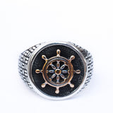 Boat Steering Wheel Men's Ring ~ Sterling Silver 925 ~ - Maresia Jewelry