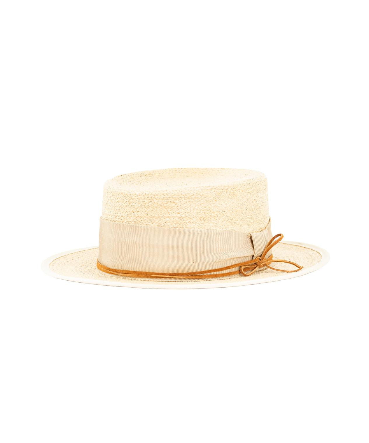Boater Hat ~ Straw Hat ~ MH009 - Maresia Jewelry