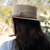 Boater Hat ~ Straw Hat ~ MH009 - Maresia Jewelry