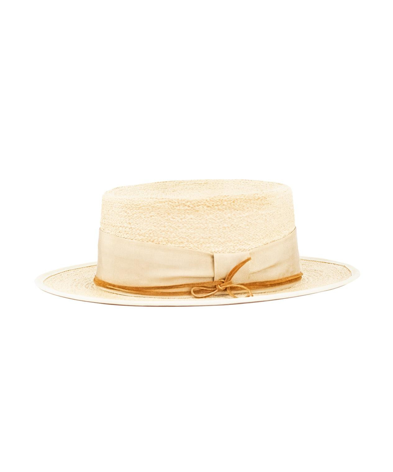 Boater Hat ~ Straw Hat ~ MH009 - Maresia Jewelry
