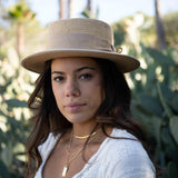 Boater Hat ~ Straw Hat ~ MH009 - Maresia Jewelry