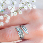 Camburi Leaf Ring ~Sterling Silver 925~ SMR001 - Maresia Jewelry