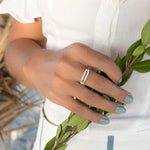 Blue Topaz Hydro Ring ~ 18k Gold Plated ~ MR166 - Maresia Jewelry