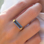Iolite Hydro Ring  ~ 18k Gold Plated ~ MR163 - Maresia Jewelry