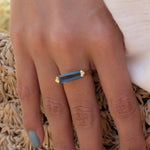 Iolite Hydro Ring  ~ 18k Gold Plated ~ MR163 - Maresia Jewelry