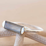 Labradorite Ring ~ Delicate ~ Sterling Silver 925 ~ Handmade ~ Gemstone~Statement ~Everyday~ Hippie~Bohemian~Stackable MR228