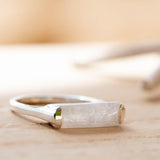 Moonstone Ring ~ Sterling Silver 925 ~ Rectangular Stone ~ Jewelry ~ Handmade ~ Stackable ~ Boho ~ MR233