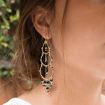 Catarine Chandelier Earrings ~Gold Plated ~ SME038 - Maresia Jewelry