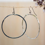 Circle Earrings ~Gold Plated or Silver Plated ~ SME001 - Maresia Jewelry