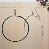 Circle Earrings ~Gold Plated or Silver Plated ~ SME001 - Maresia Jewelry