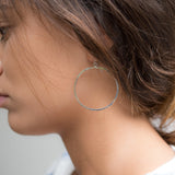 Circle Earrings ~Gold Plated or Silver Plated ~ SME001 - Maresia Jewelry