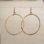Circle Earrings ~Gold Plated or Silver Plated ~ SME001 - Maresia Jewelry