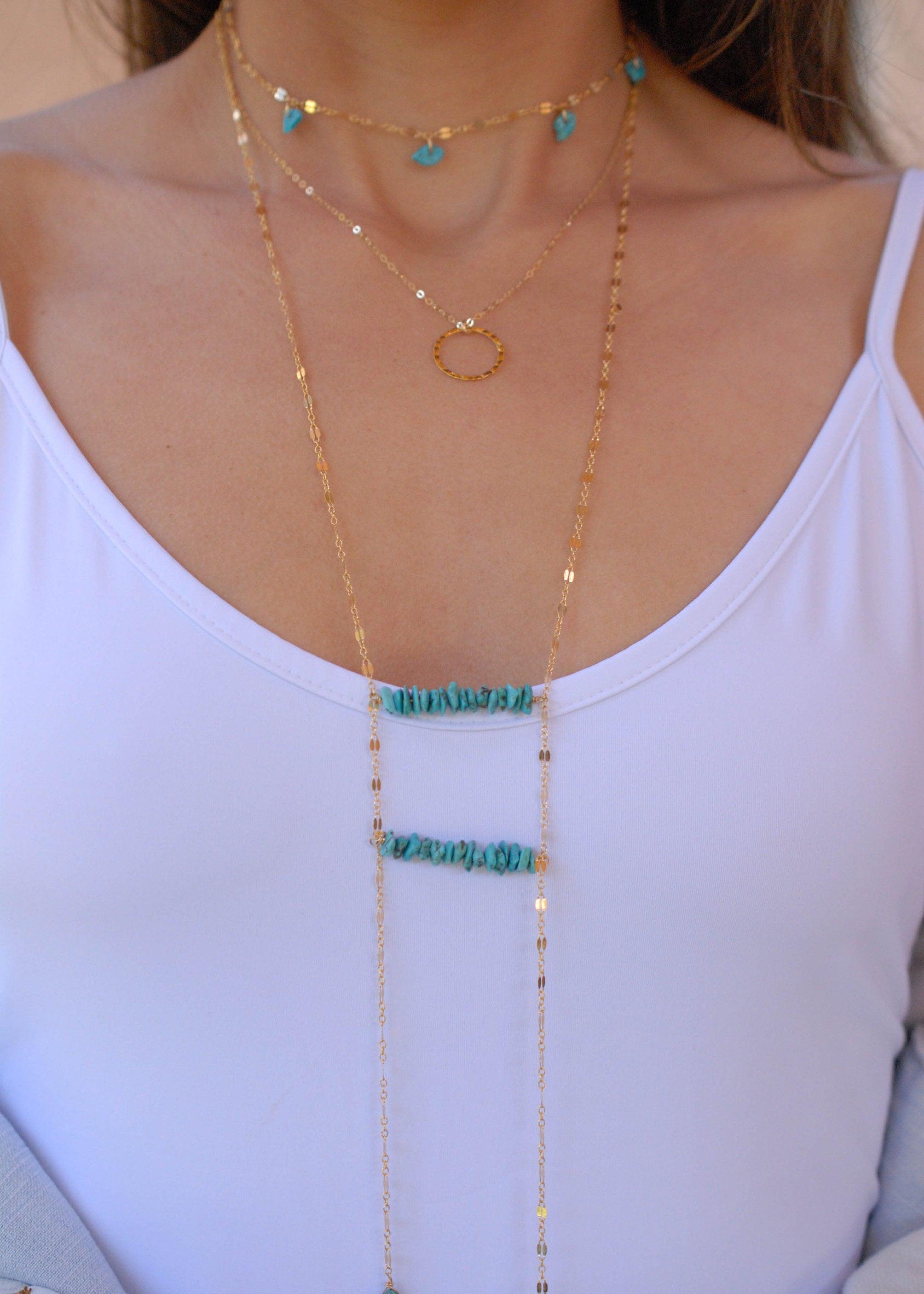 Circle Necklace ~ Gold Filled - Maresia Jewelry