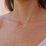 Circle Necklace ~ Gold Filled - Maresia Jewelry