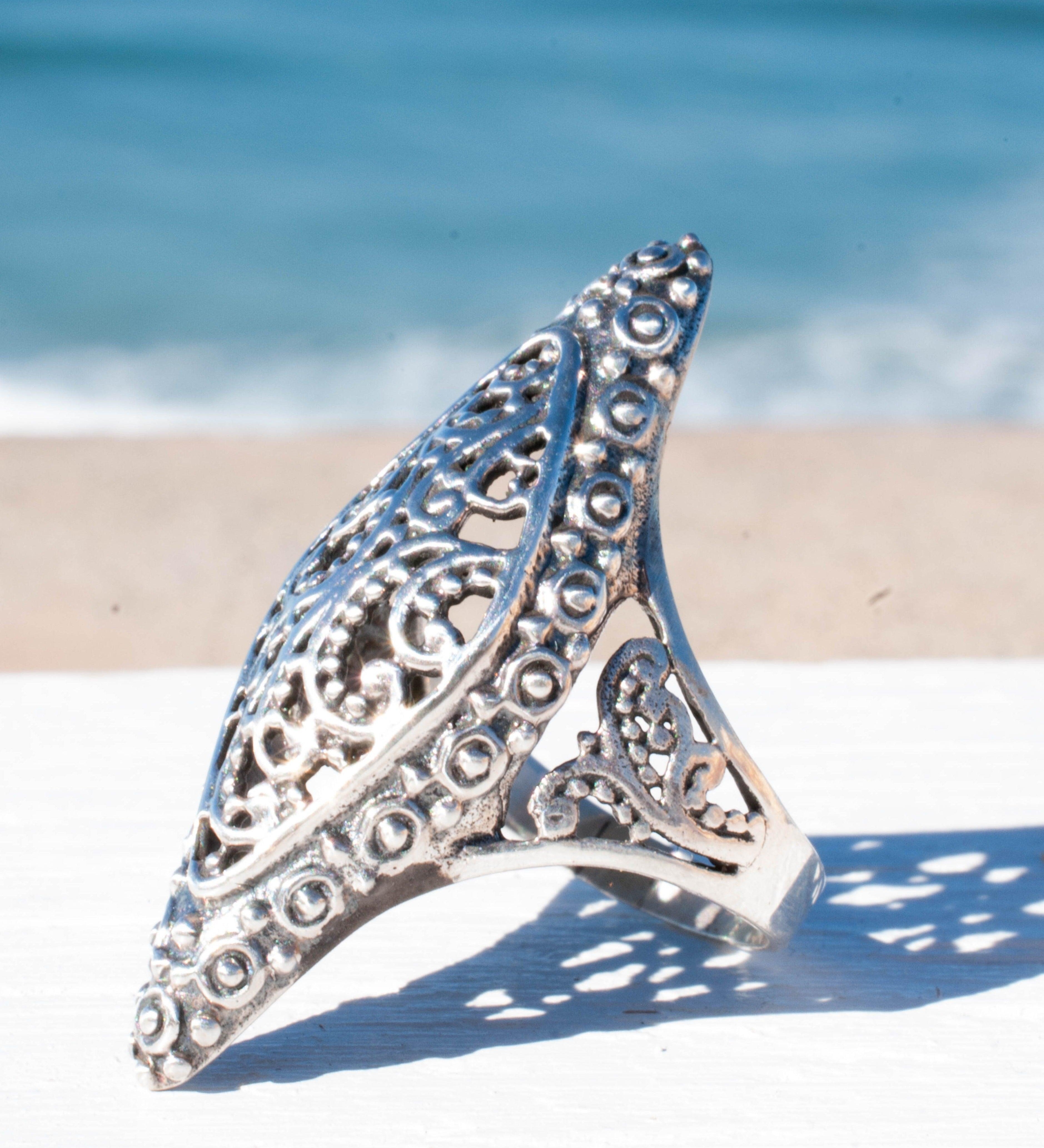 Clara Ring~ Sterling Silver 925~ SMR - Maresia Jewelry