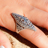 Clara Ring~ Sterling Silver 925~ SMR - Maresia Jewelry
