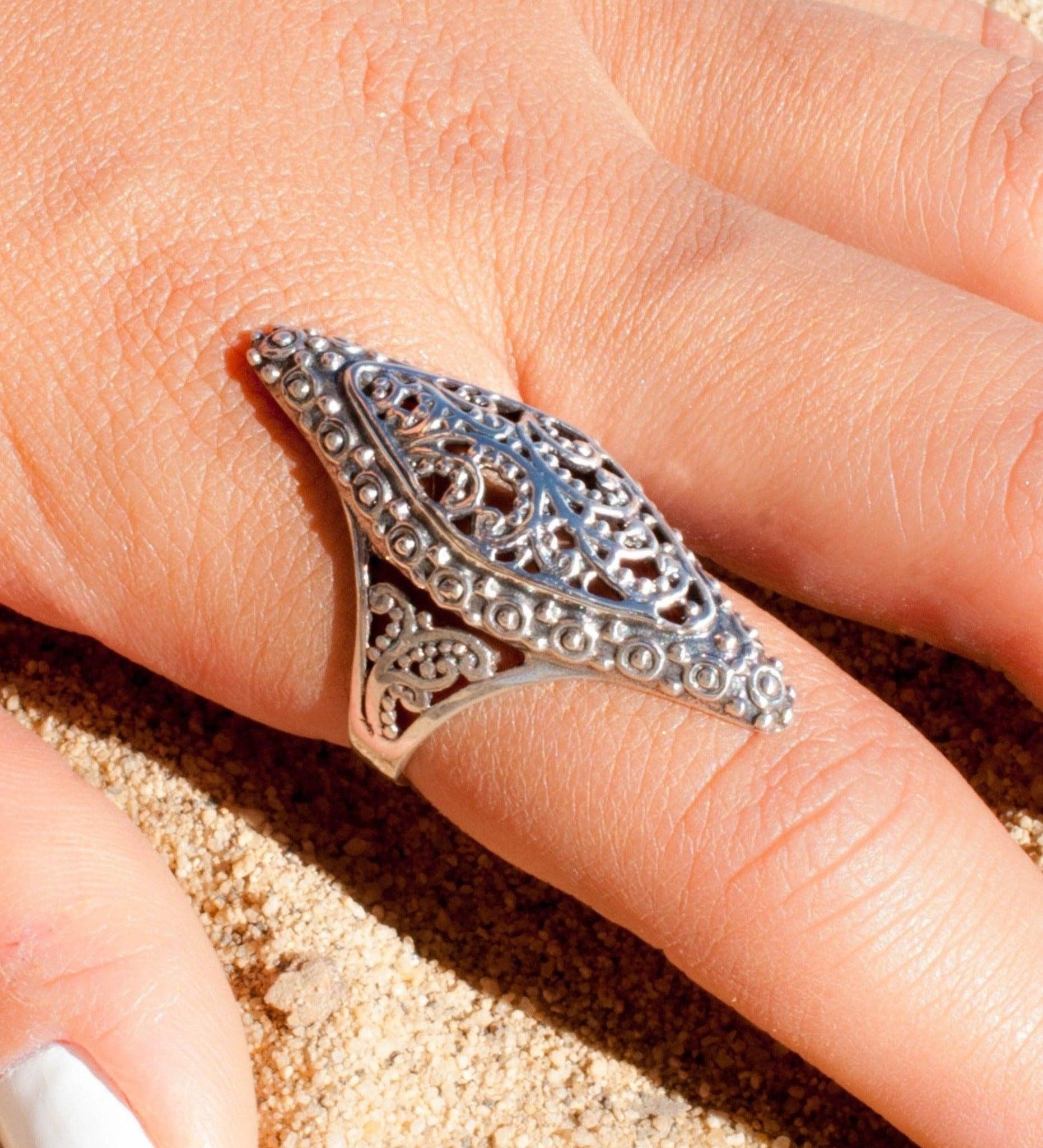 Clara Ring~ Sterling Silver 925~ SMR - Maresia Jewelry