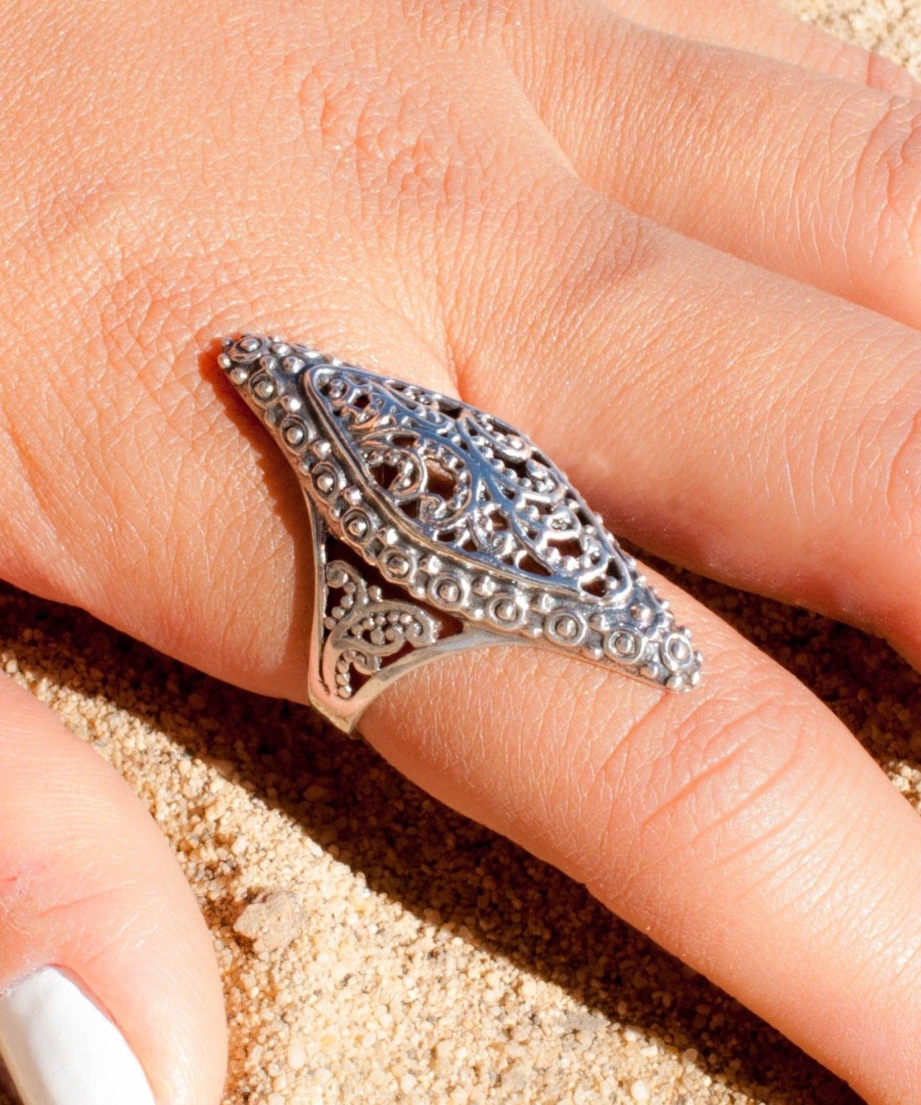 Clara Ring~ Sterling Silver 925~ SMR - Maresia Jewelry