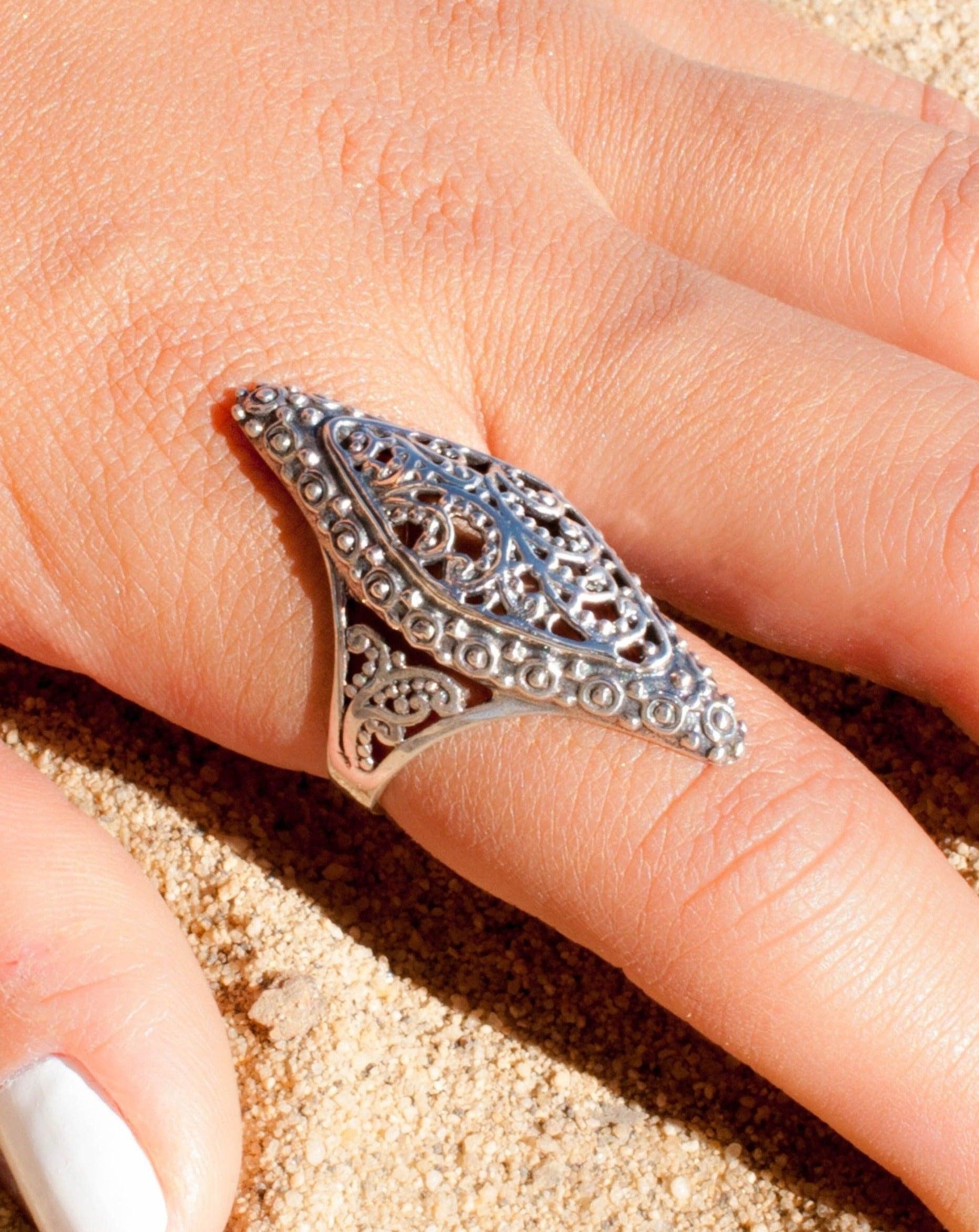 Clara Ring~ Sterling Silver 925~ SMR - Maresia Jewelry