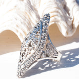 Clara Ring~ Sterling Silver 925~ SMR - Maresia Jewelry