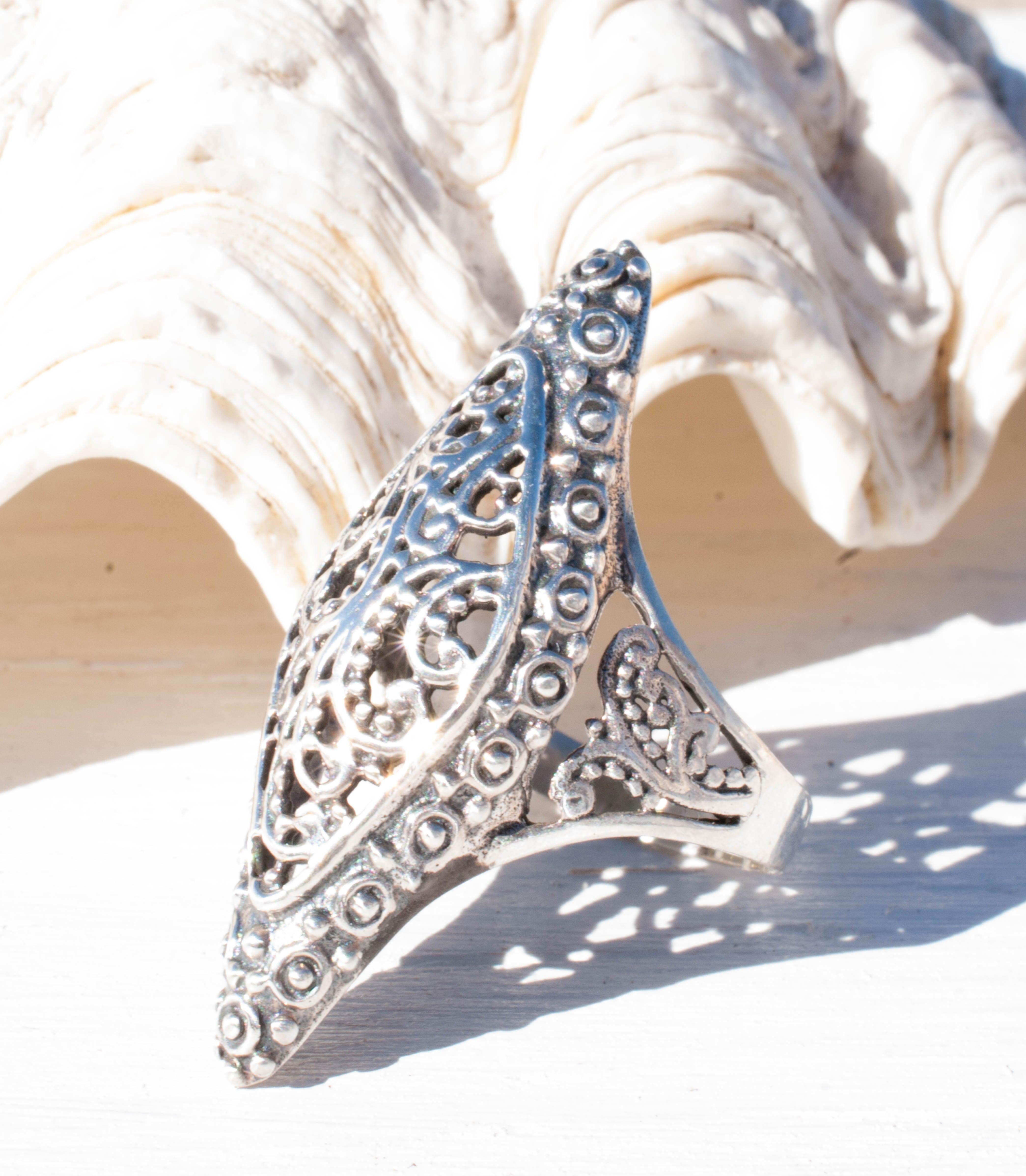 Clara Ring~ Sterling Silver 925~ SMR - Maresia Jewelry