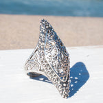 Clara Ring~ Sterling Silver 925~ SMR - Maresia Jewelry