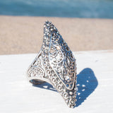 Clara Ring~ Sterling Silver 925~ SMR - Maresia Jewelry