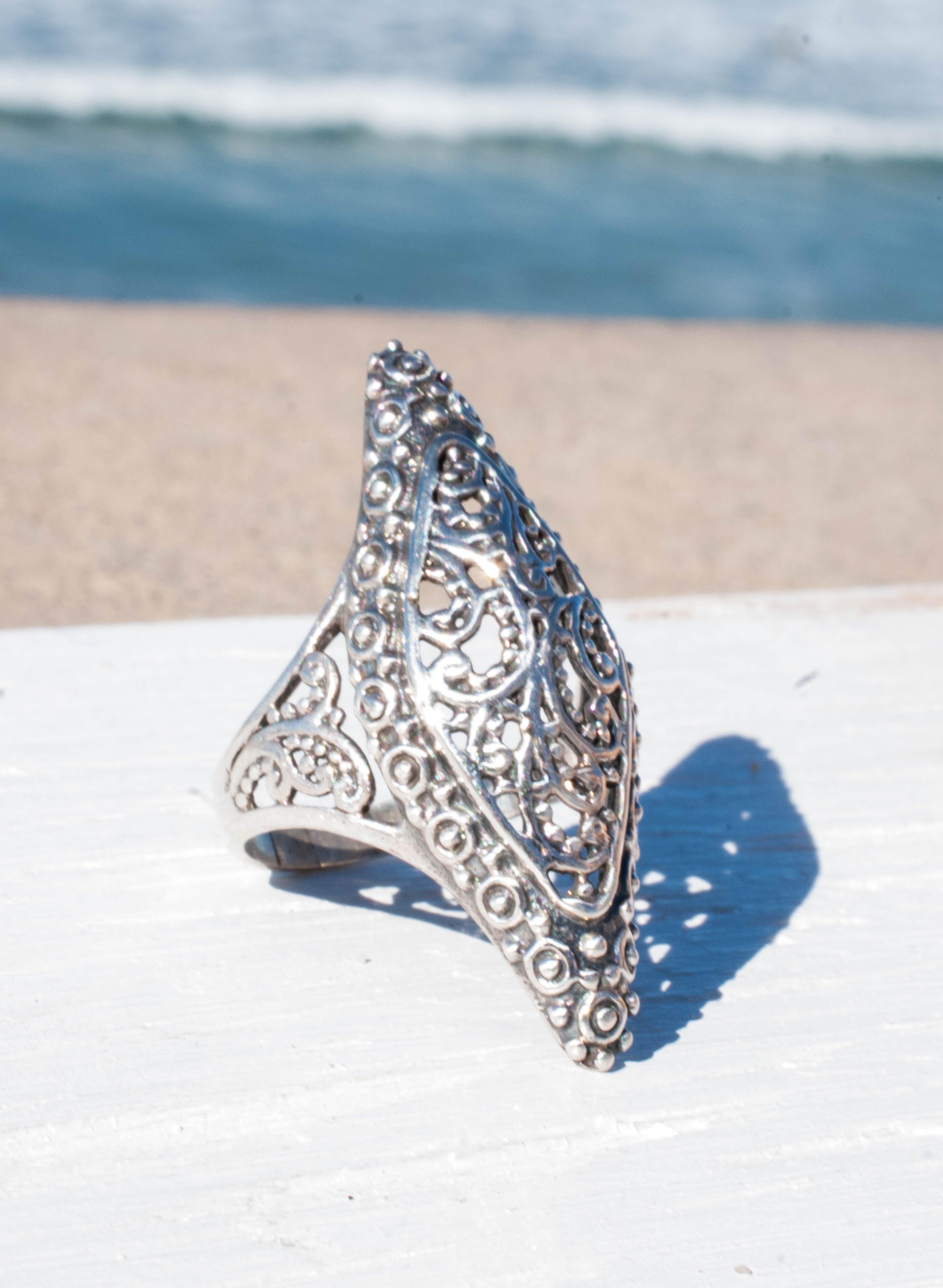 Clara Ring~ Sterling Silver 925~ SMR - Maresia Jewelry