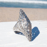 Clara Ring~ Sterling Silver 925~ SMR - Maresia Jewelry