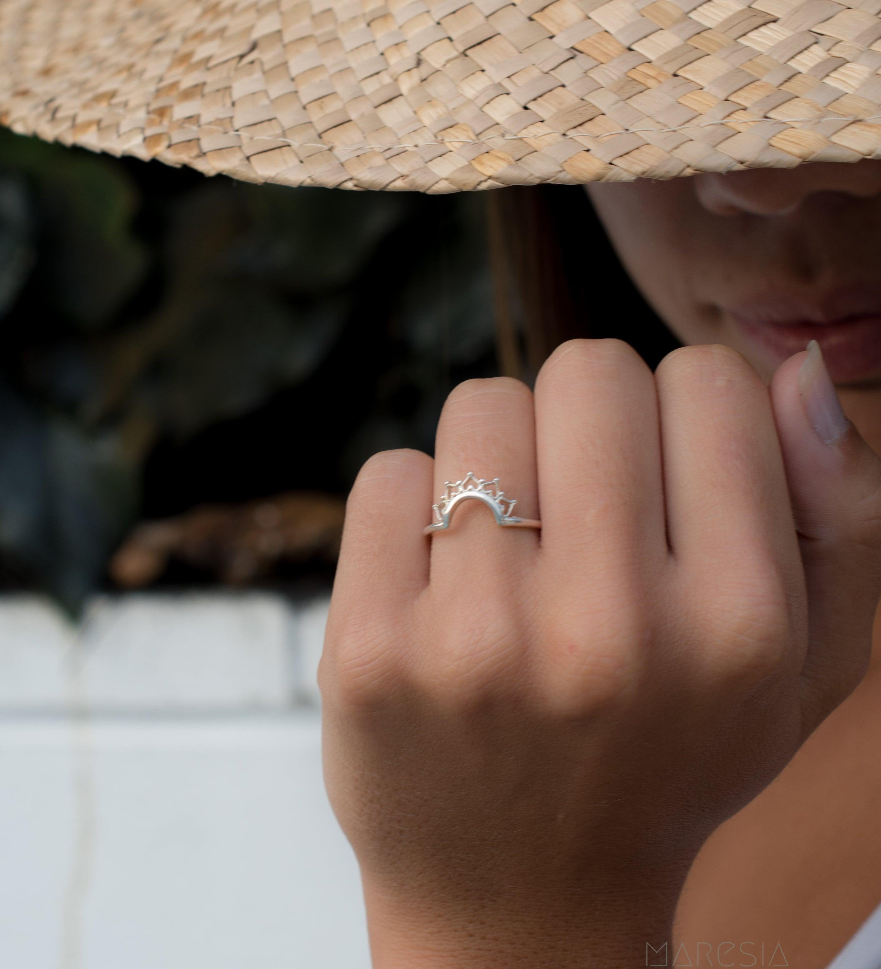 Clarita Ring~ Sterling Silver 925~ SMR053 - Maresia Jewelry