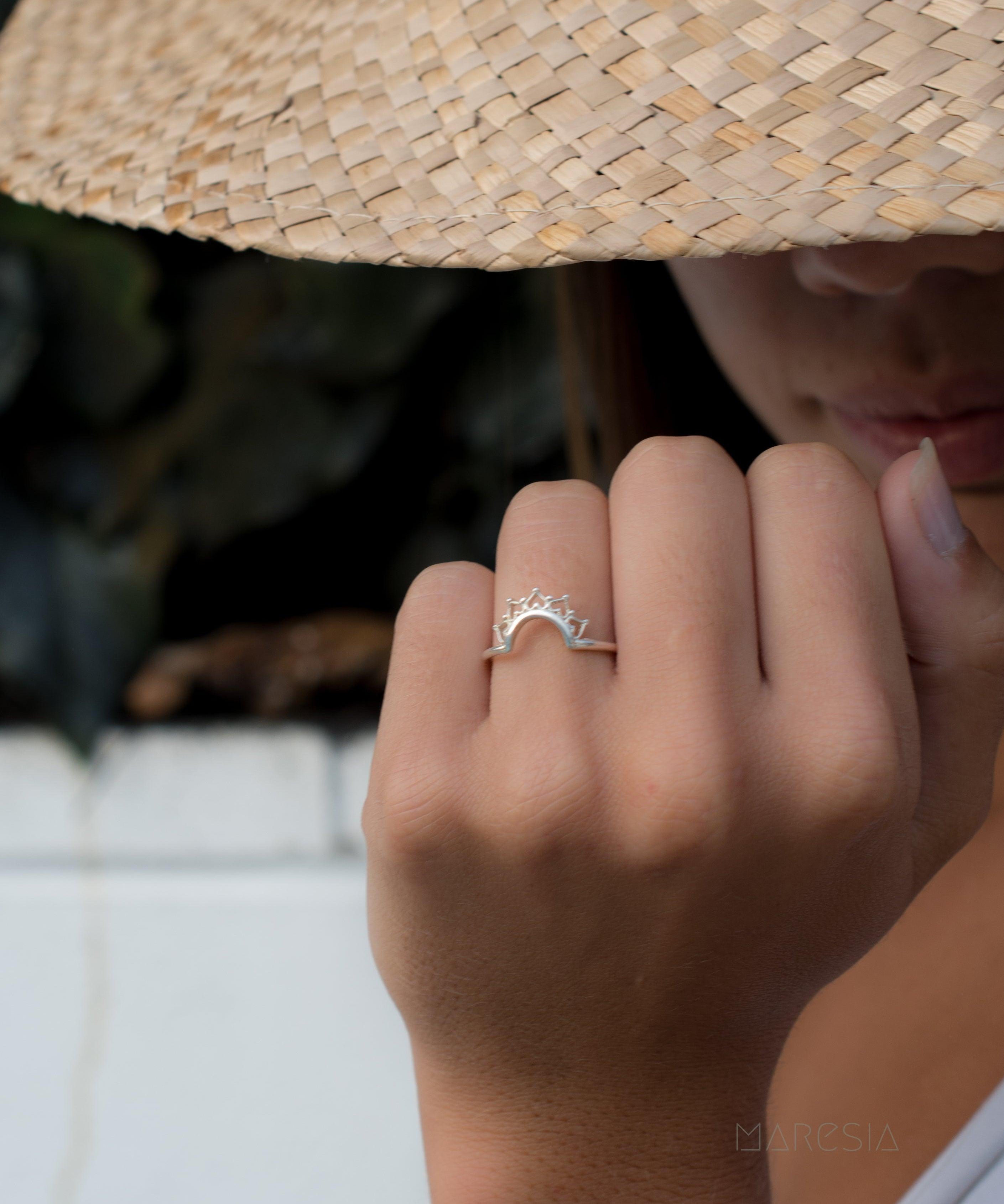 Clarita Ring~ Sterling Silver 925~ SMR053 - Maresia Jewelry