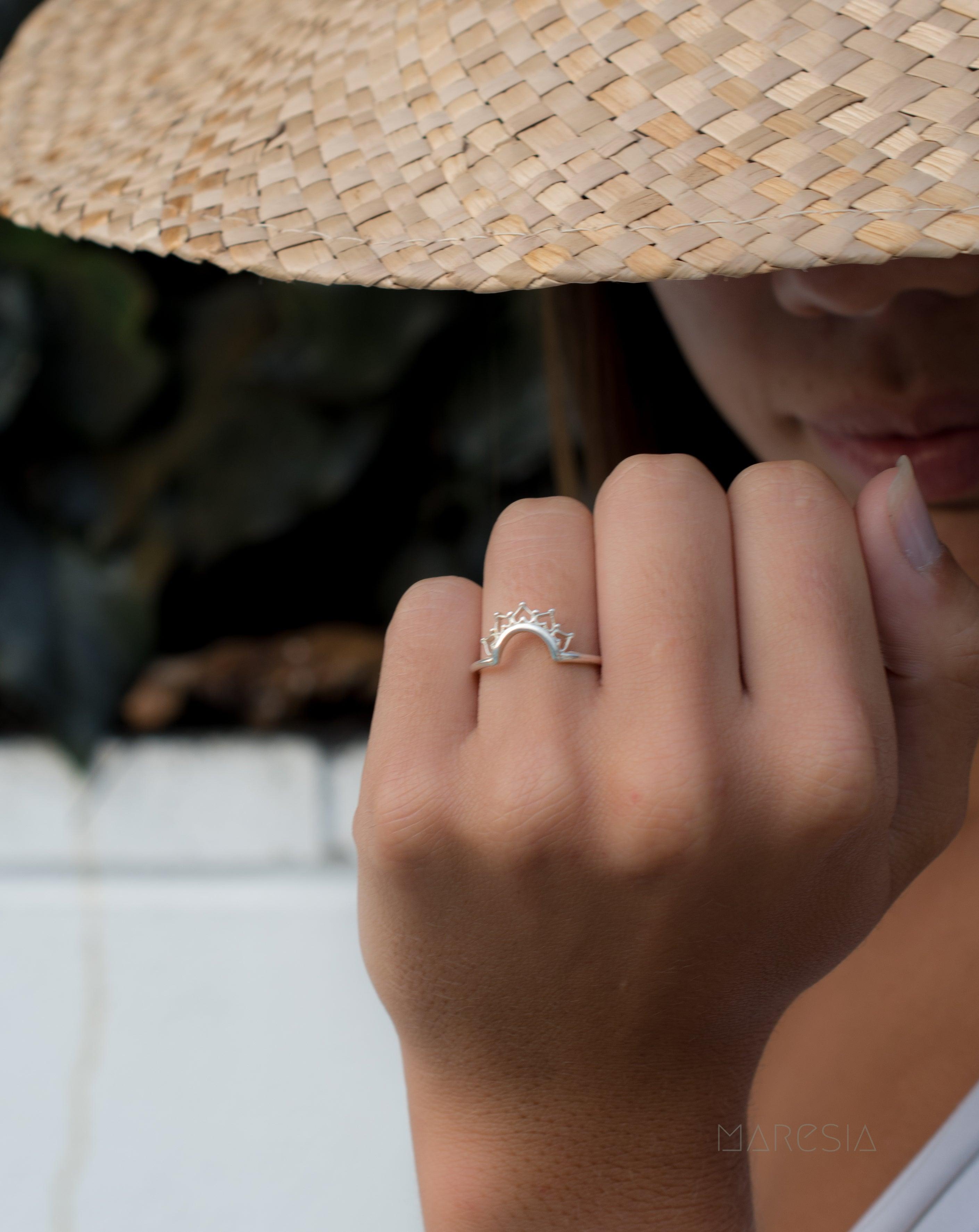Clarita Ring~ Sterling Silver 925~ SMR053 - Maresia Jewelry