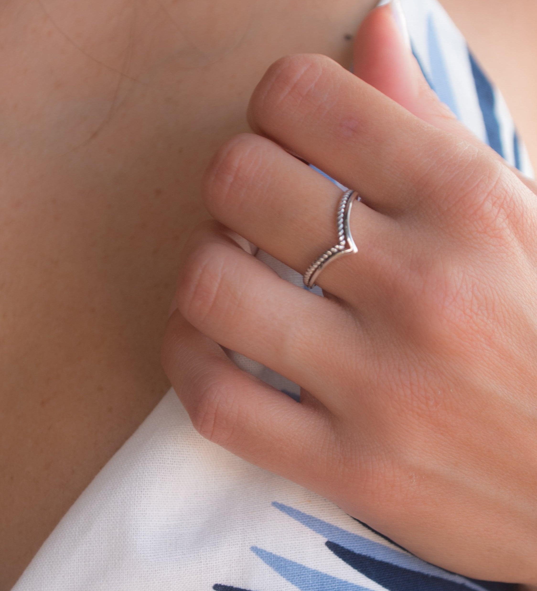 Claudia Ring~ Sterling Silver 925~ SMR - Maresia Jewelry