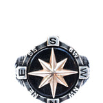 Compass Men's Ring ~ Sterling Silver 925 ~ - Maresia Jewelry