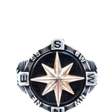 Compass Men's Ring ~ Sterling Silver 925 ~ - Maresia Jewelry