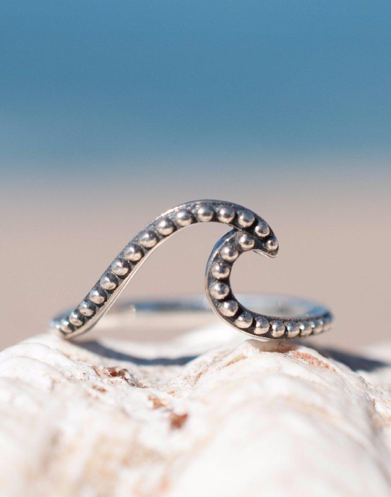 Copacabana Wave Ring ~Sterling Silver 925~ SMR005 - Maresia Jewelry