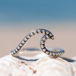 Copacabana Wave Ring ~Sterling Silver 925~ SMR005 - Maresia Jewelry