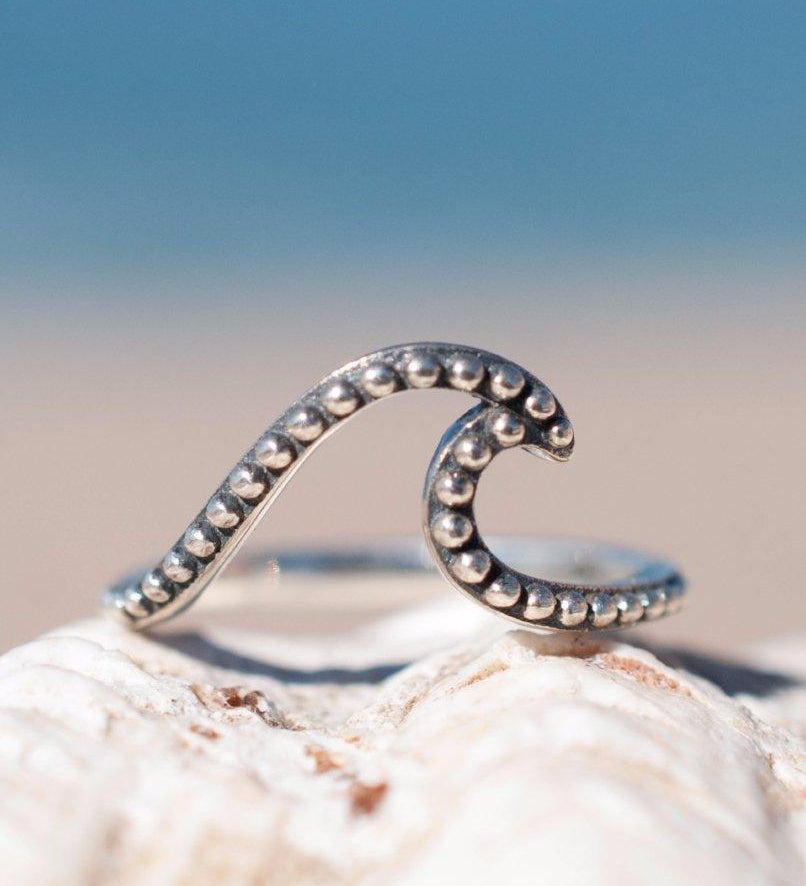 Copacabana Wave Ring ~Sterling Silver 925~ SMR005 - Maresia Jewelry