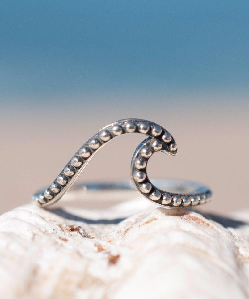 Copacabana Wave Ring ~Sterling Silver 925~ SMR005 - Maresia Jewelry