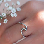 Copacabana Wave Ring ~Sterling Silver 925~ SMR005 - Maresia Jewelry