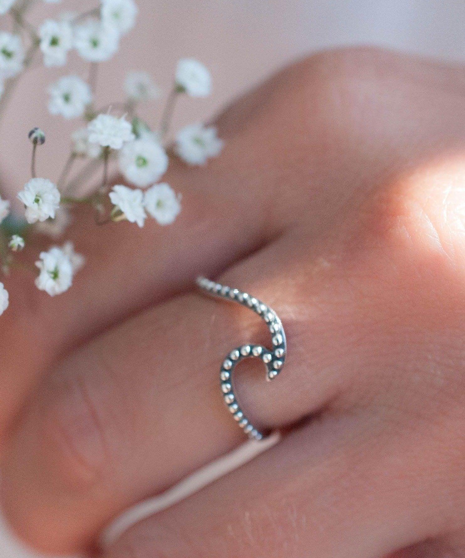 Copacabana Wave Ring ~Sterling Silver 925~ SMR005 - Maresia Jewelry