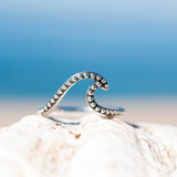 Copacabana Wave Ring ~Sterling Silver 925~ SMR005 - Maresia Jewelry