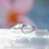 Copacabana Wave Ring ~Sterling Silver 925~ SMR005 - Maresia Jewelry