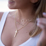 Cross Necklace ~ Gold Vermeil - Maresia Jewelry